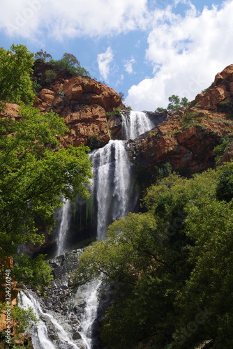 Waterfall landscape - Walter Sisulu Botanical Garden