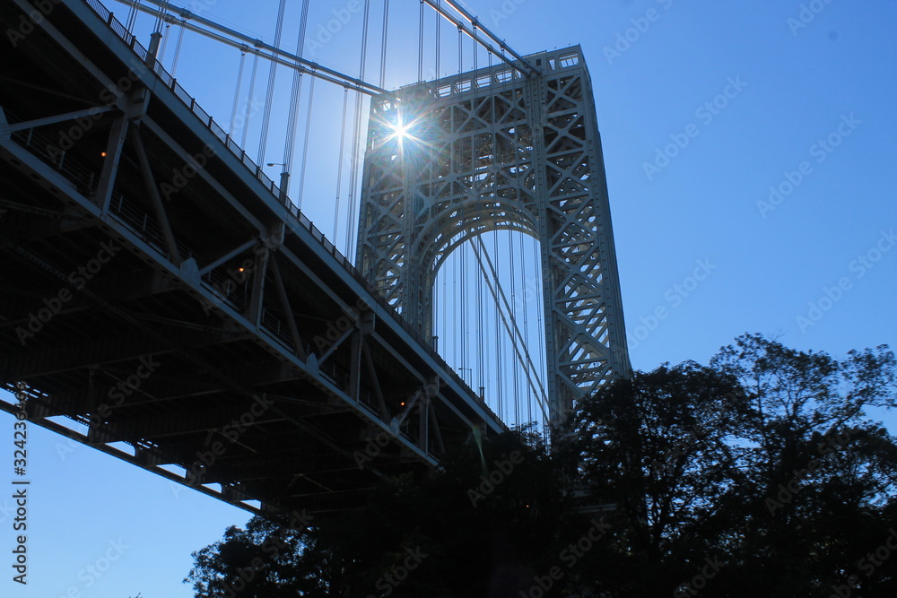 Fototapeta premium George Washington bridge in New York City