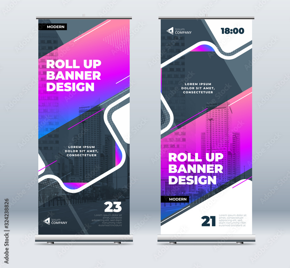 Purple Business Roll Up Banner. Abstract Roll up background for Presentation. Vertical roll up, x-stand, exhibition display, Retractable banner stand or flag design layout for conference, forum. Purple Business Roll Up Banner. Abstract Roll up background for Presentation. Vertical roll up, x-stand, exhibition display, Retractable banner stand or flag design layout for conference, forum.