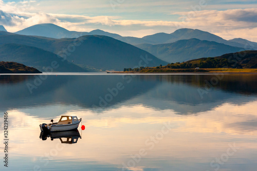 Loch Broom Ullapool in scotland reflections