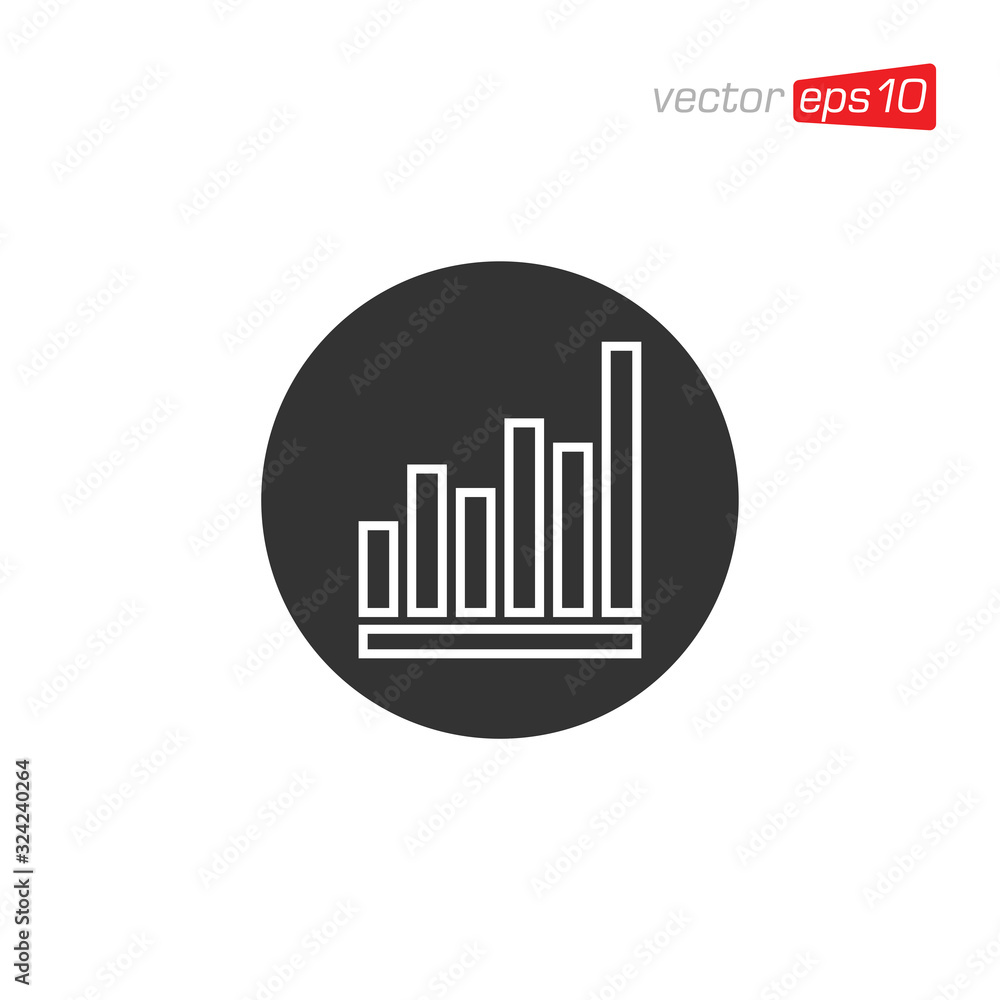 Growth Chart Icon Logo Design Vector Growth Chart Icon Logo Design Vector