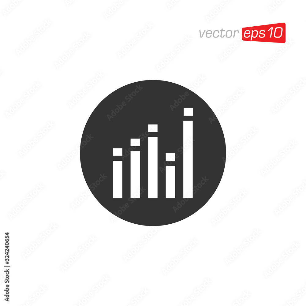 Growth Chart Icon Logo Design Vector Growth Chart Icon Logo Design Vector