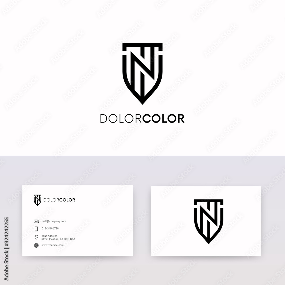 Ταπετσαρία TN logo icon company sign. NT logotype vector design.
