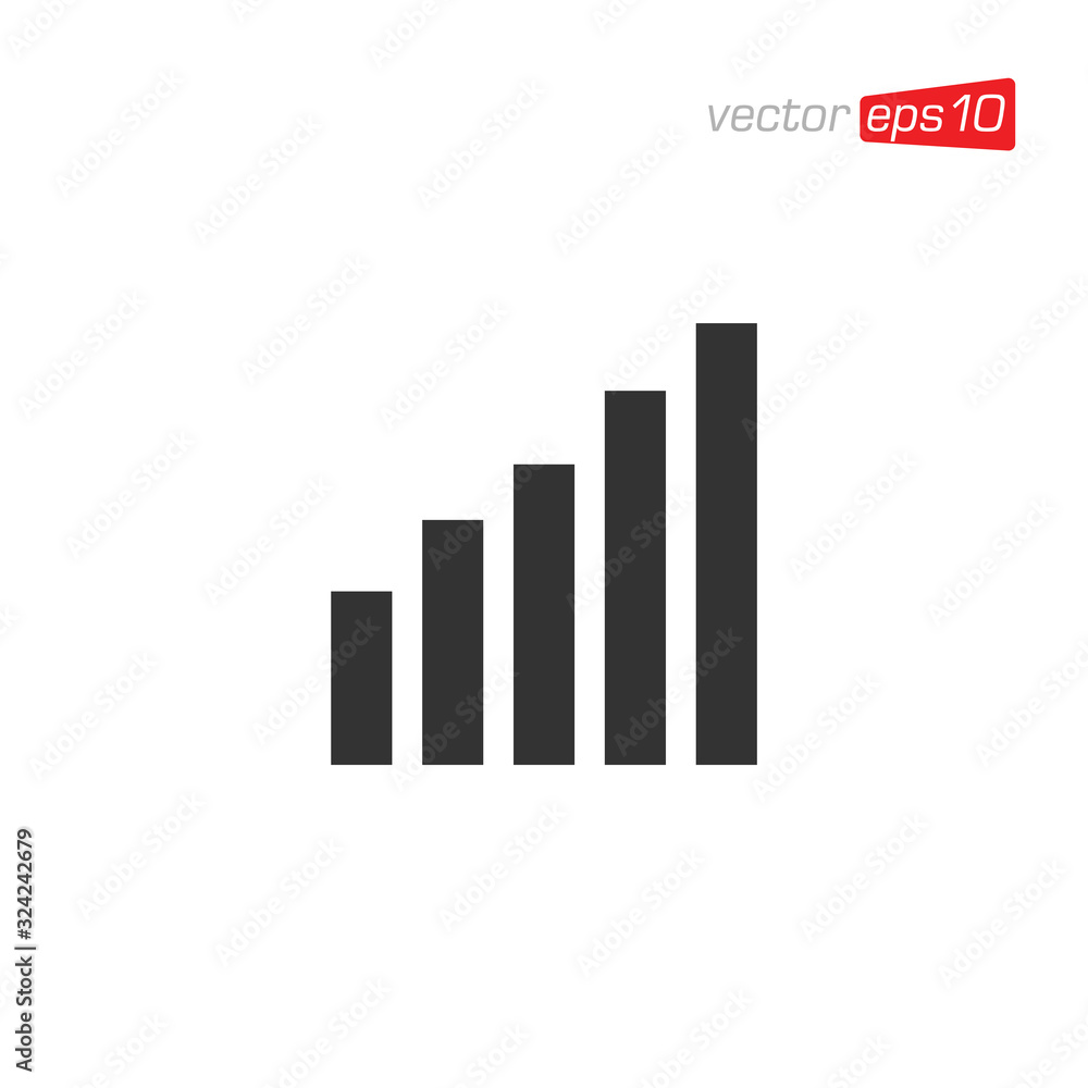 Growth Chart Icon Logo Design Vector Growth Chart Icon Logo Design Vector