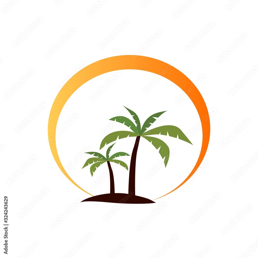 palm vector design illustration vector