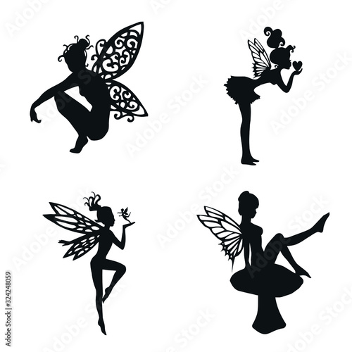 Fairies vector Illustration