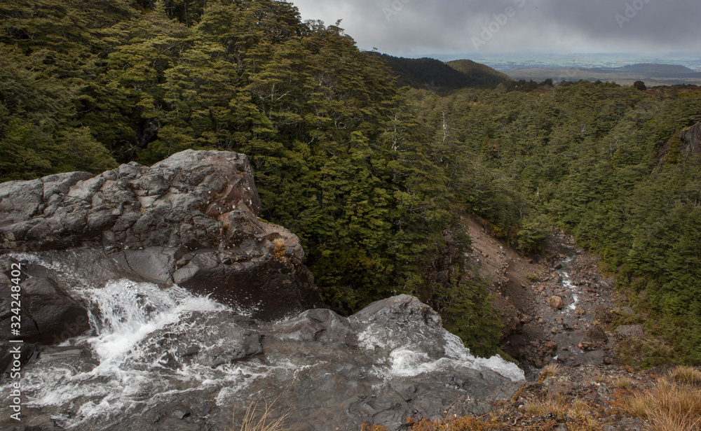 Mangwhero Falls New Zealand Togariro National park New Zealand