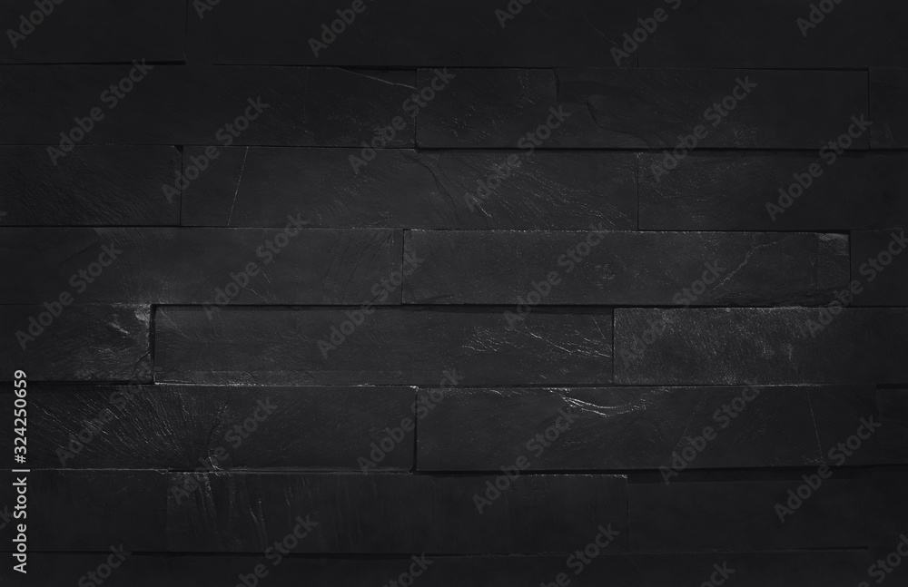 Dark grey black slate texture with high resolution, pattern of stone ...