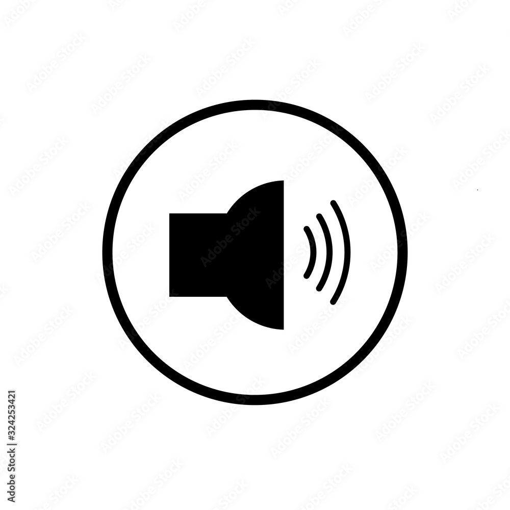 Sound Icon,Sign sound.Volum icon. Vector Illustration. Sound Icon,Sign sound.Volum icon. Vector Illustration.