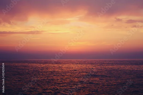 Panel kuchenny z motywem over the sea and sunset