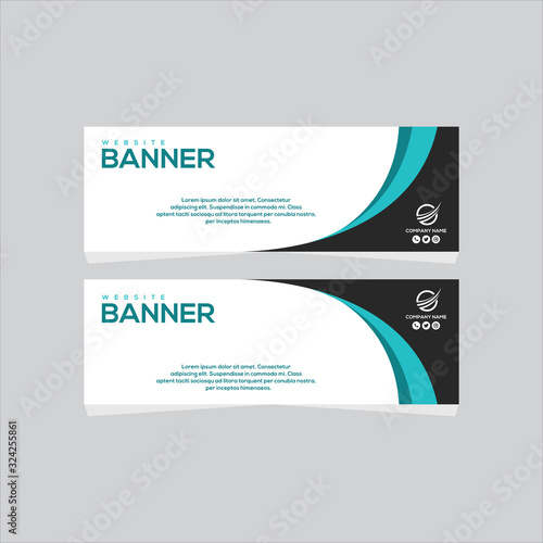 Luxury web banner design, Professional web banner design, banner design vector