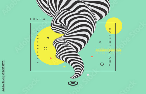 3d cover design template. Asian vector illustration. Pattern can be used as a template for brochure, annual report, magazine, poster, presentation, flyer and banner.