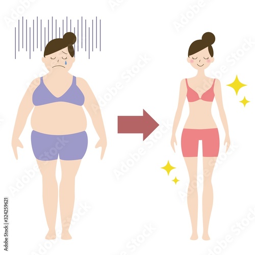 ダイエットイラスト