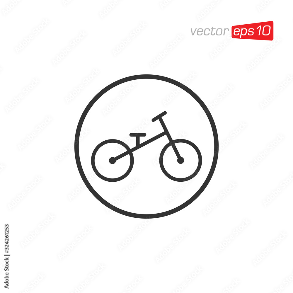 Bike Icon Design Vector Template Bike Icon Design Vector Template