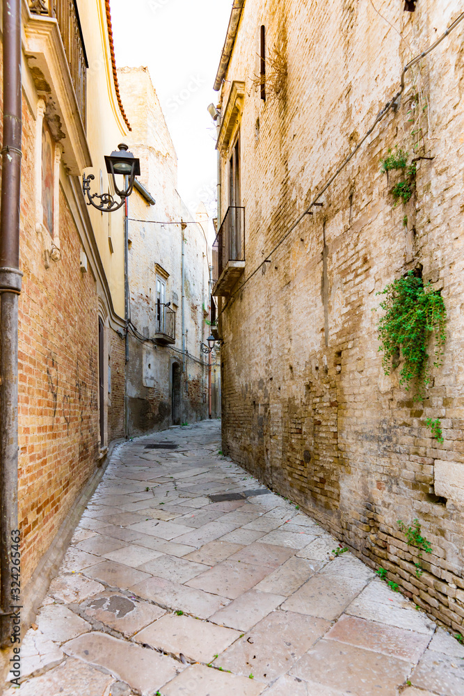 Obraz premium alley in historical town San Severo, Italy