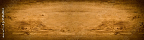 old brown rustic dark wooden texture - wood background panorama long banner 