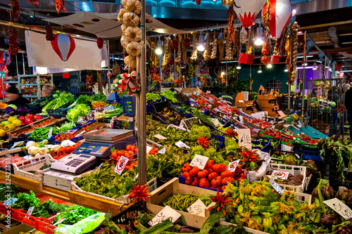 Italian fresh fruit and vegetable market