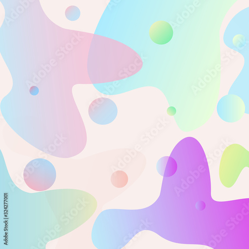 Vector of modern abstract background, soft colors