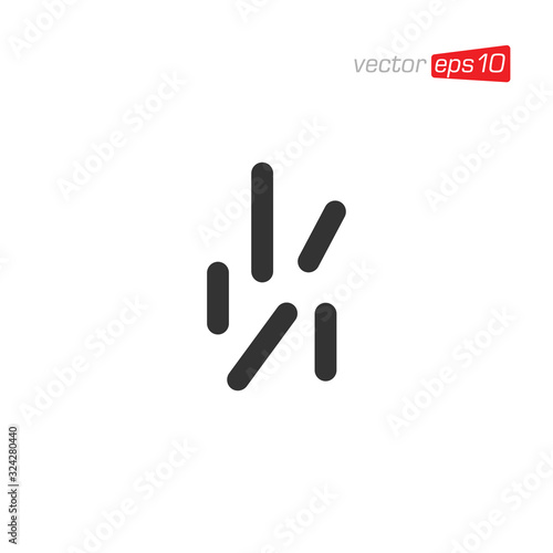 Virus and Bacteria Icon Logo Design Vector