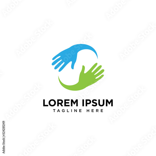 Hand Care Logo Template vector icon Business