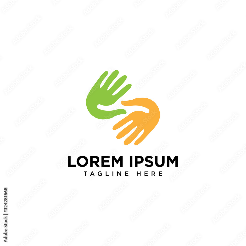 Hand Care Logo Template vector icon Business