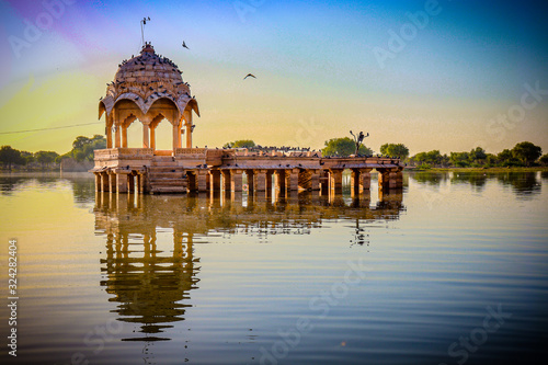 Canvas Print Beaautiful Travel photos of india lakes summer and architecture