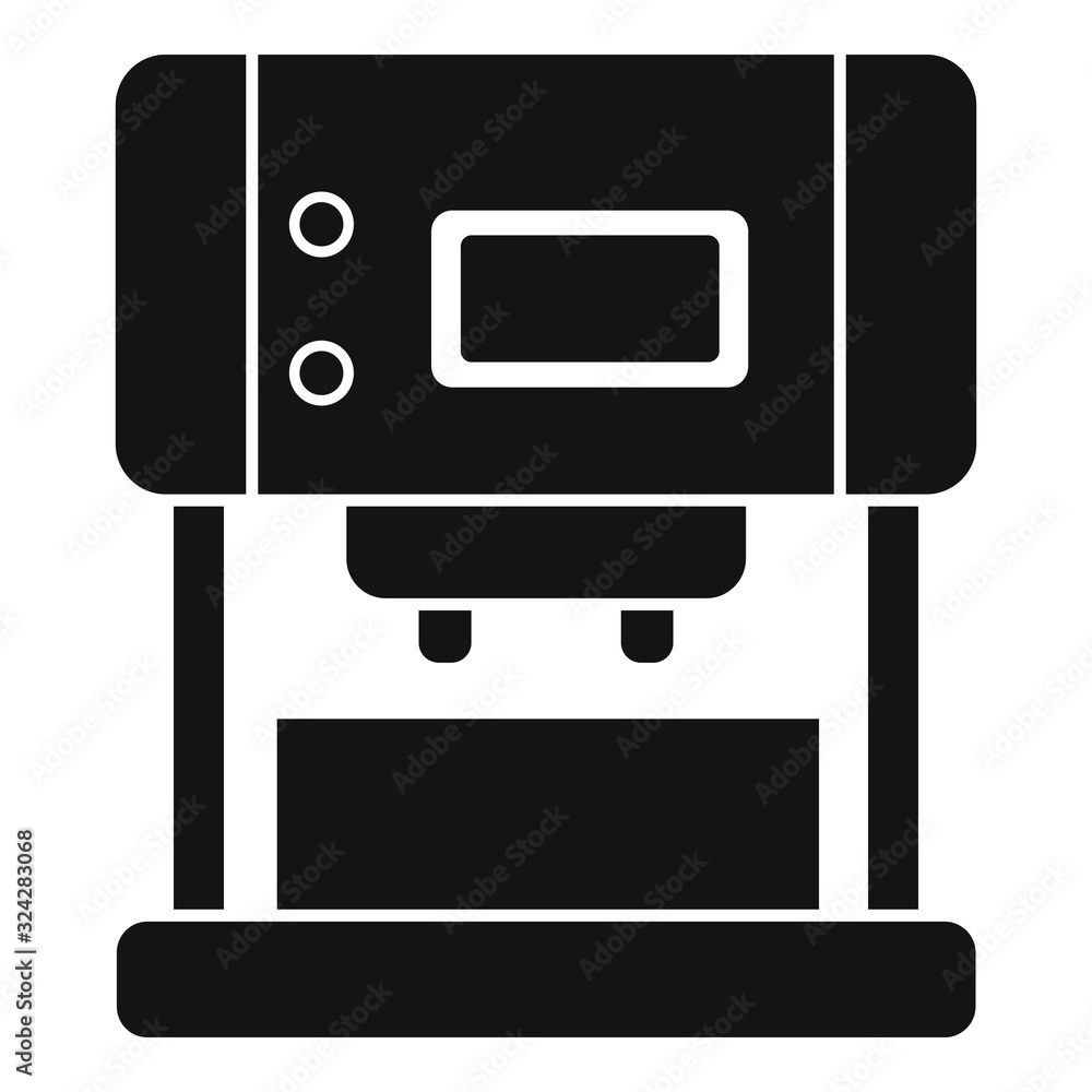 Moka coffee machine icon. Simple illustration of moka coffee machine vector icon for web design isolated on white background Moka coffee machine icon. Simple illustration of moka coffee machine vector icon for web design isolated on white background