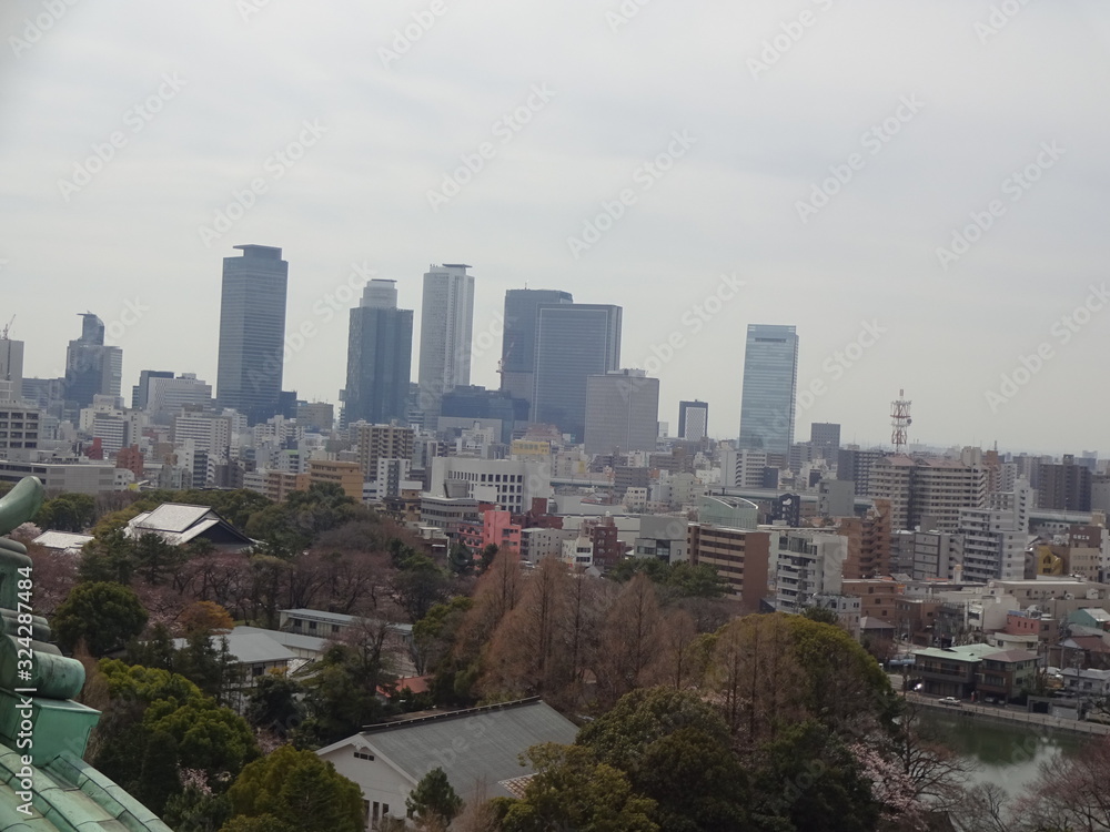 The view of Nagoya City, Japan
