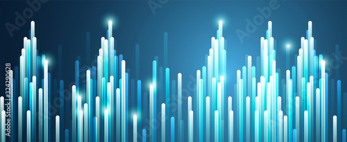 fibra ottica, particella, particelle