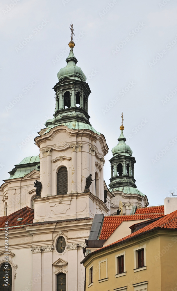 Church of St. Nicholas in Prague. Czech Republic