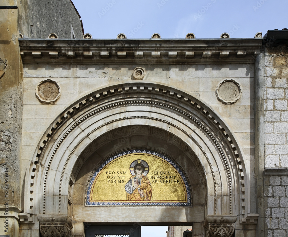 Obraz premium Euphrasian Basilica - Cathedral Basilica of Assumption of Mary in Porec. Croatia