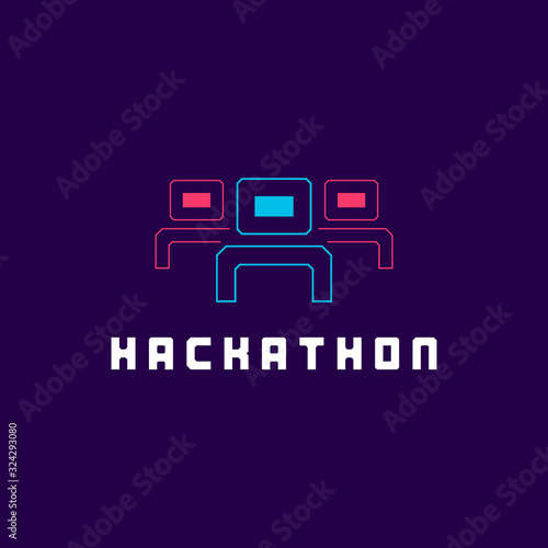 Hackathon Logo Vector