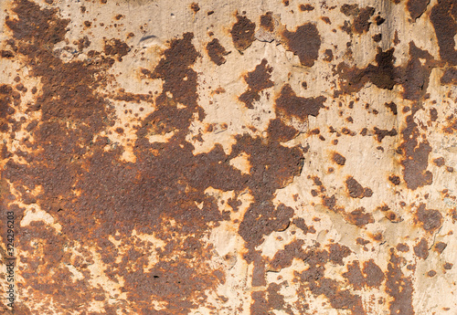 photo background rusty metal sheet © Serhii  Holdin