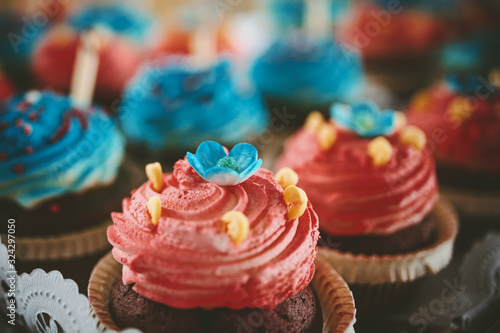 sweet cupcake dessert for the afternoon party