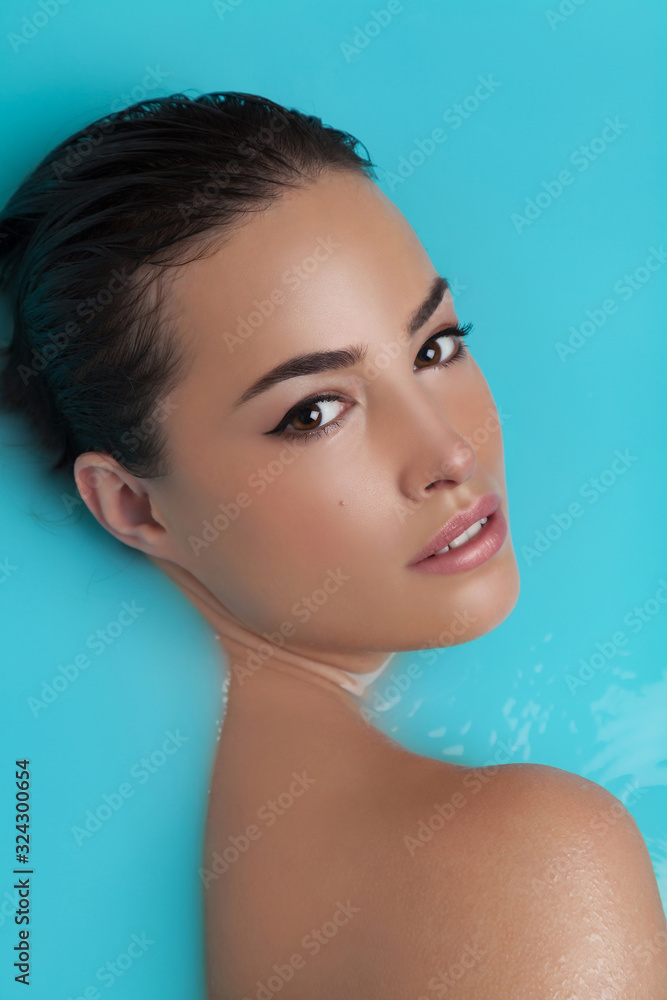 Naklejka premium woman beauty portrait