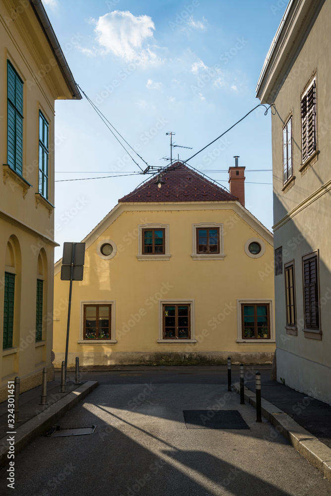 Traditional house, The Upper Town, Zagreb, Croatia