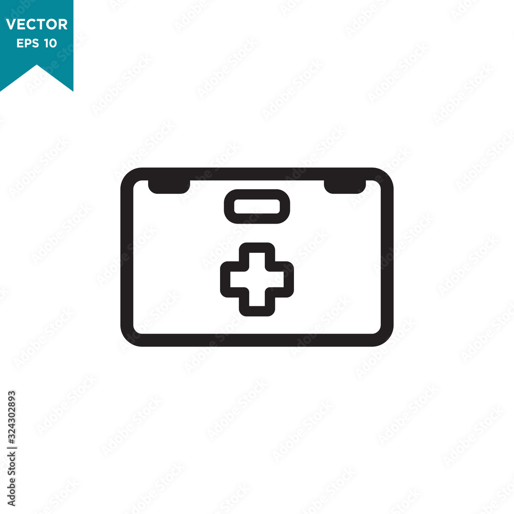 first aid box vector icon in trendy flat design first aid box vector icon in trendy flat design