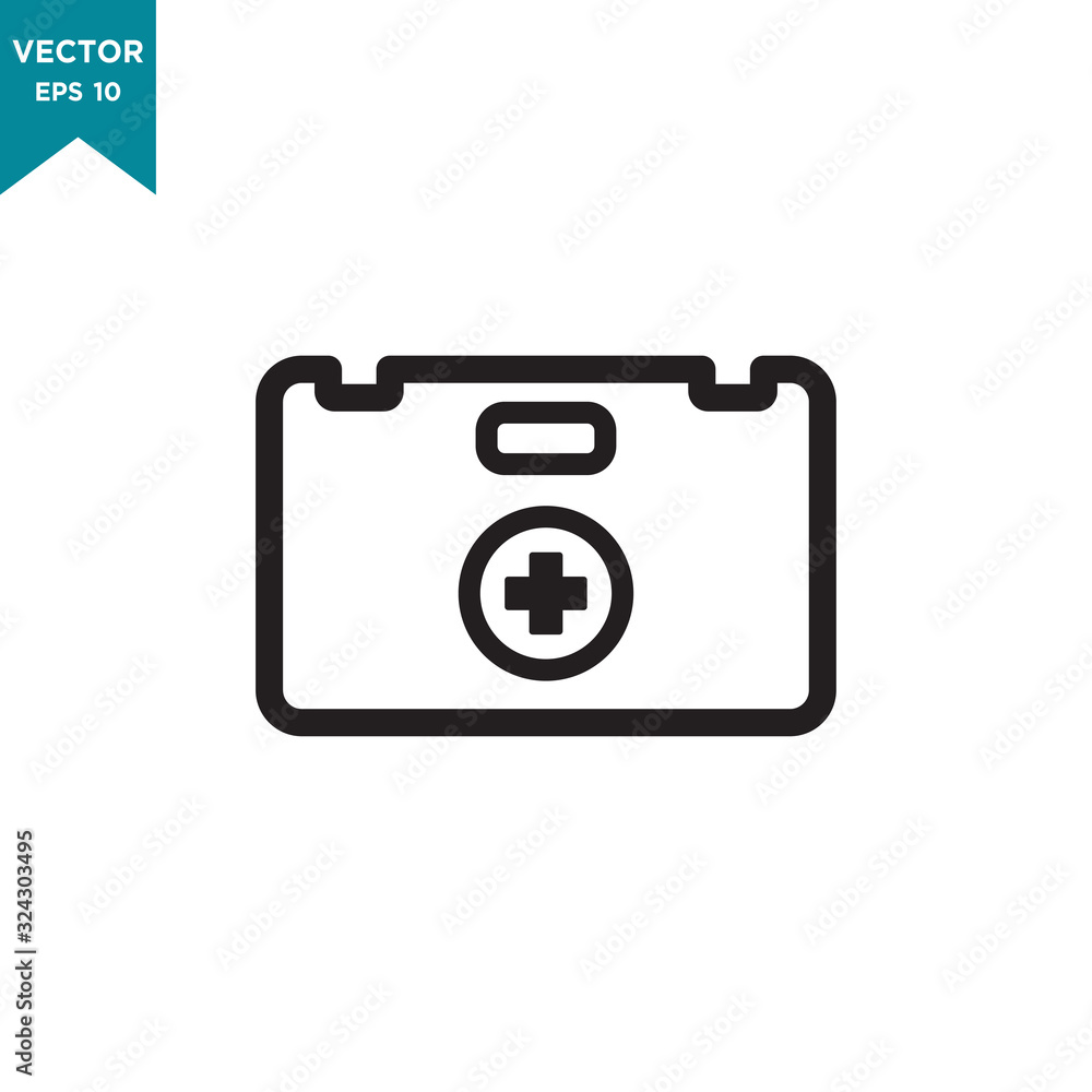 first aid box vector icon in trendy flat design first aid box vector icon in trendy flat design