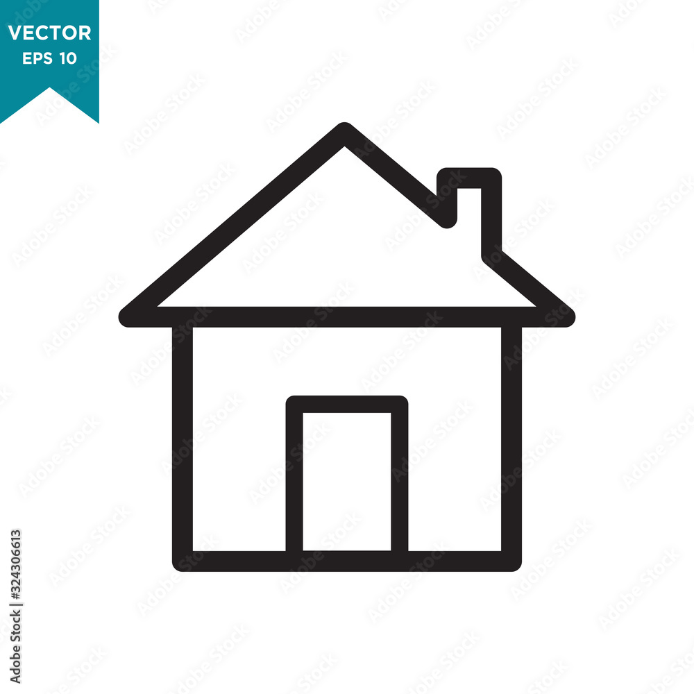 house vector icon in trendy flat design house vector icon in trendy flat design
