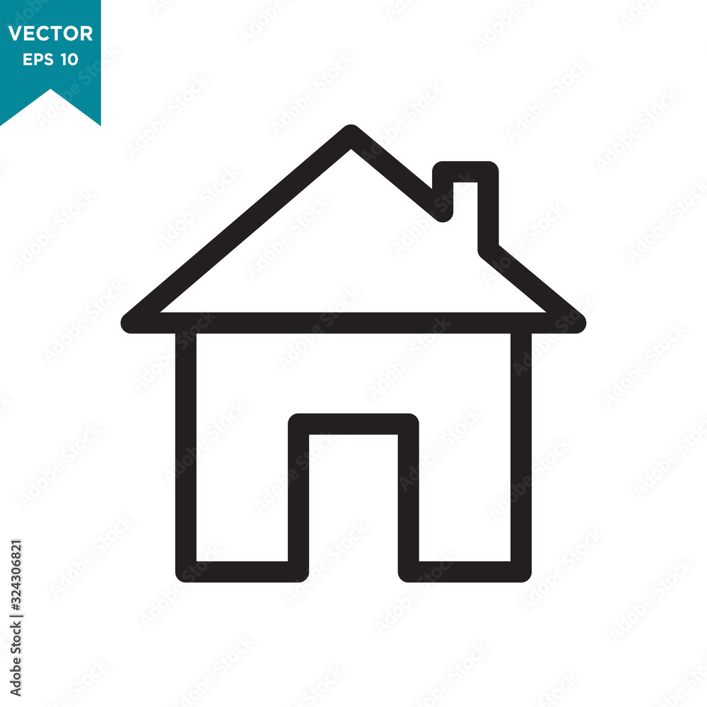 house vector icon in trendy flat design house vector icon in trendy flat design