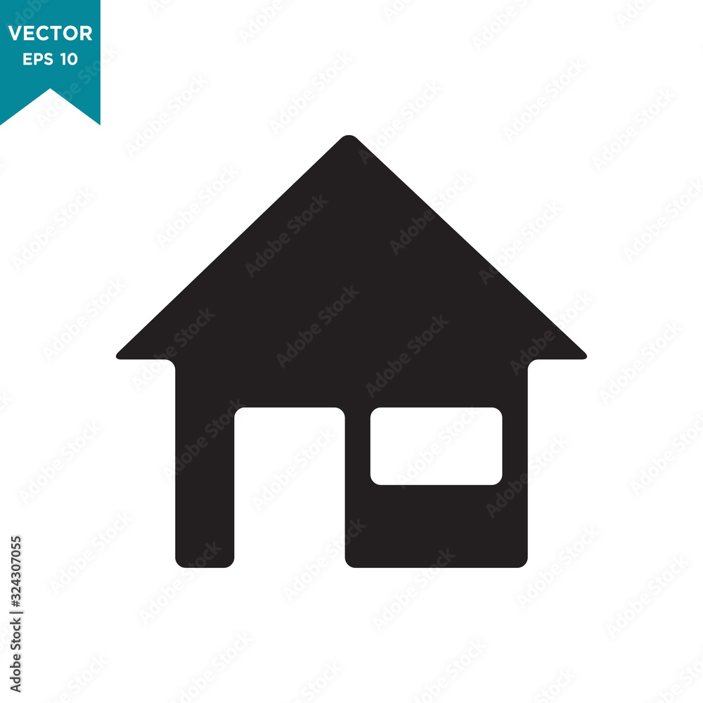 house vector icon in trendy flat design house vector icon in trendy flat design