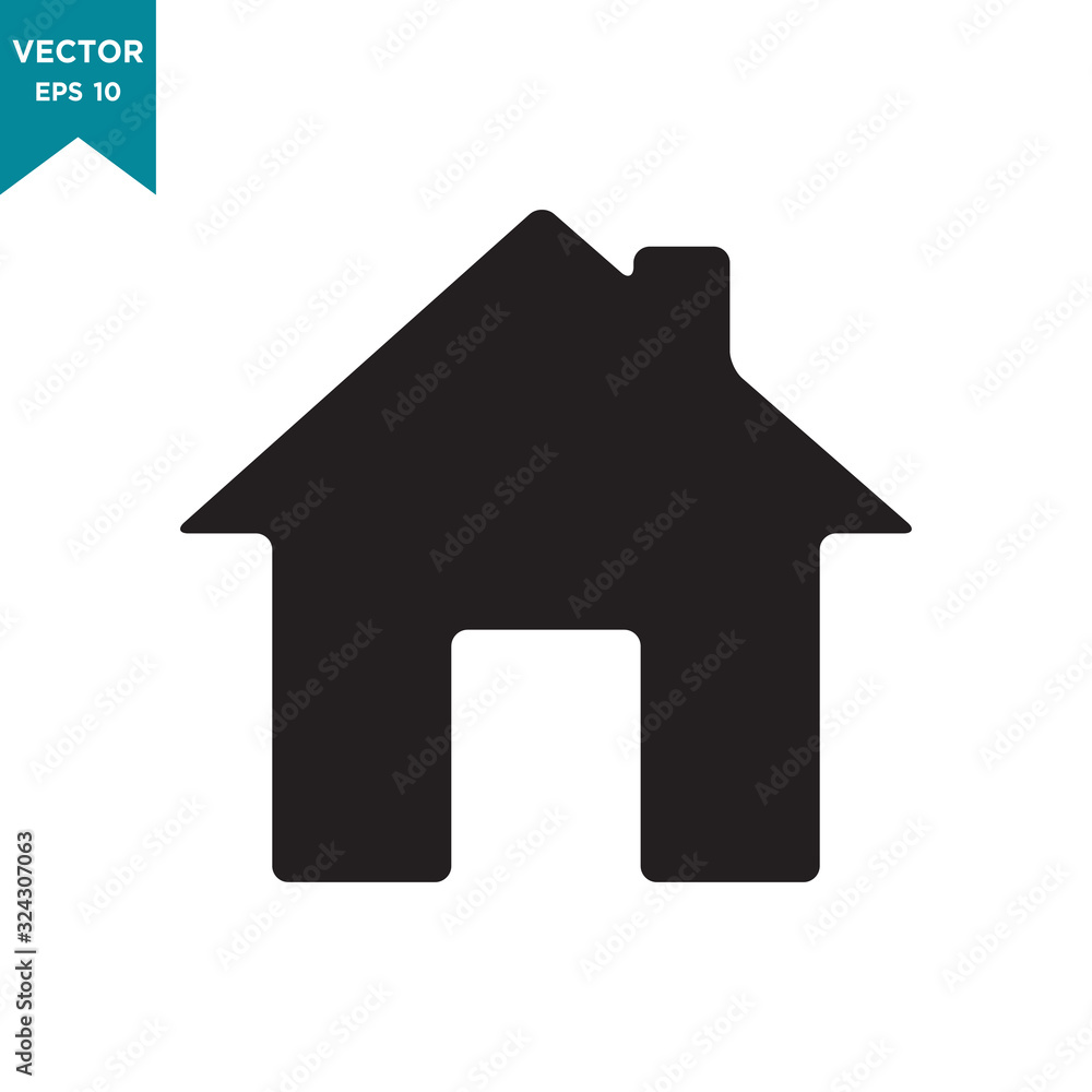 house vector icon in trendy flat design 
