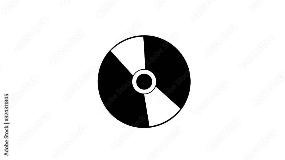 Simple element illustration. Cd symbol design Simple element illustration. Cd symbol design