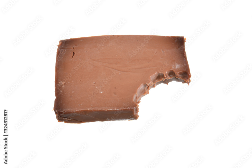 chocolate cheese isolated on white background chocolate cheese isolated on white background