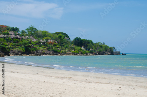 Beach in Jimbaran on the island of Bali