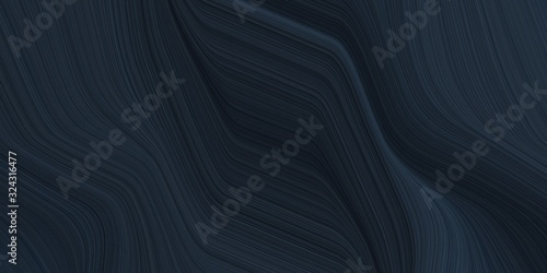 background graphic with contemporary waves design with very dark blue, dark slate gray and black color