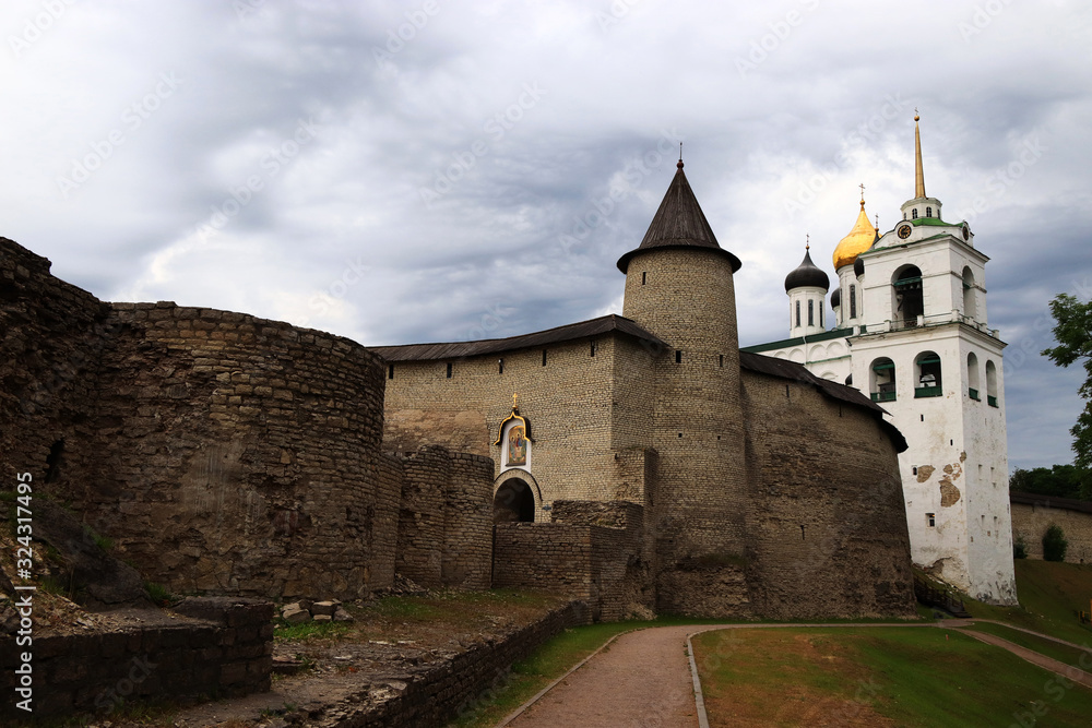 The Pskov Kremlin - historical center of the city