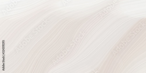 background graphic with smooth swirl waves background design with antique white, light gray and linen color