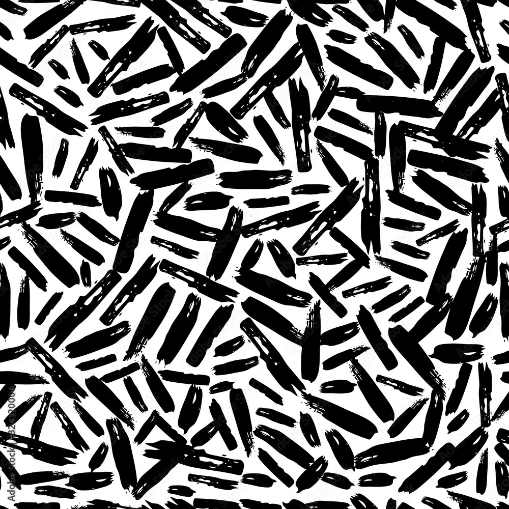 Seamless Pattern with hand drawn scribble smears Seamless Pattern with hand drawn scribble smears