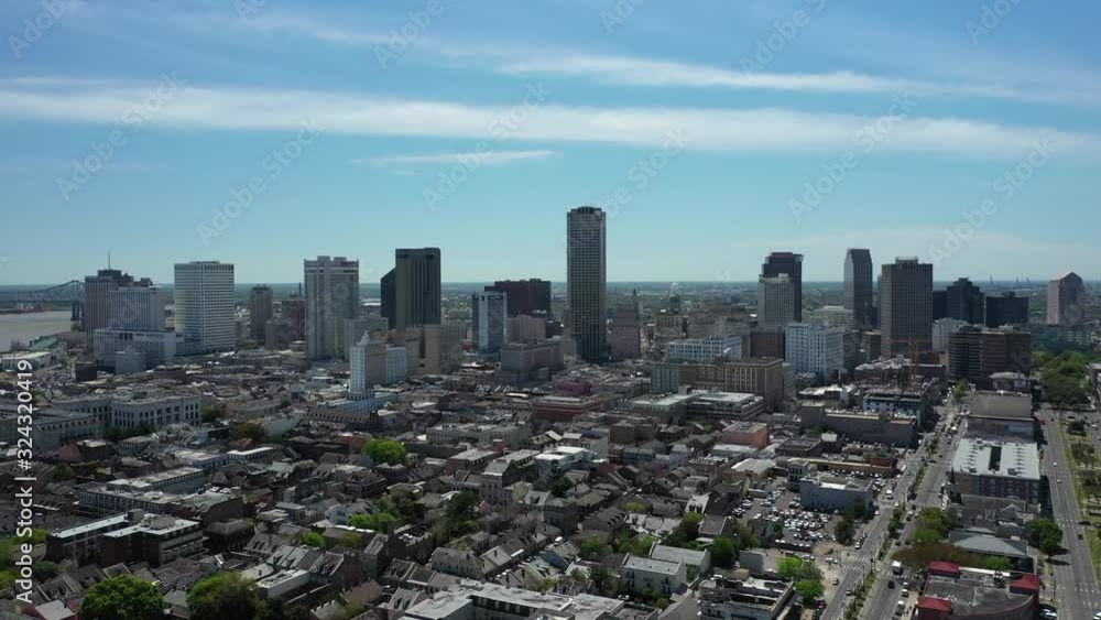 New Orleans skyline aerial drone nola New Orleans skyline aerial drone nola